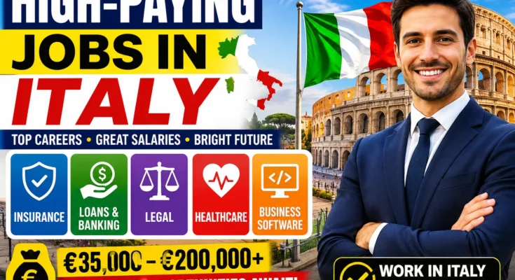 High-Paying Jobs in Italy Opportunities in Insurance, Loans, Legal, Healthcare, and Business Software