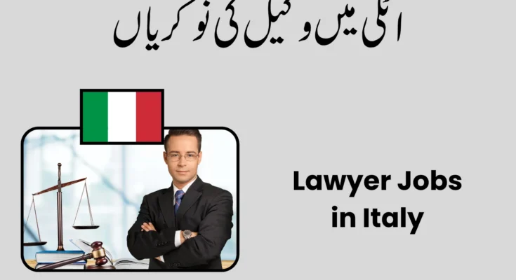 Lawyer Jobs in Italy